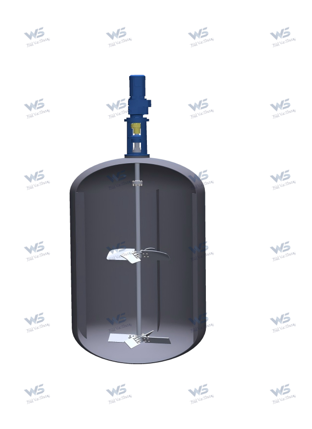 顶入式同轴齿轮传动搅拌设备