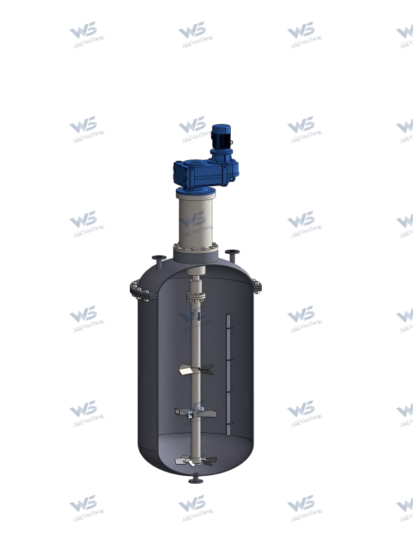 顶入式平行轴齿轮传动搅拌设备